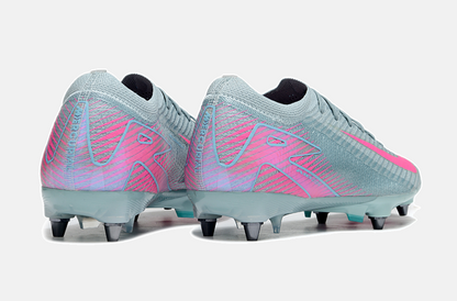 Chuteira Nike Air Zoom Mercurial Vapor 16 Elite SG - Azul e Rosa - imagem 7