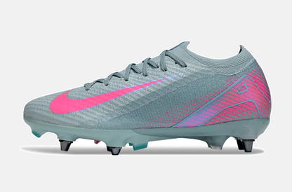 Chuteira Nike Air Zoom Mercurial Vapor 16 Elite SG - Azul e Rosa - imagem 4