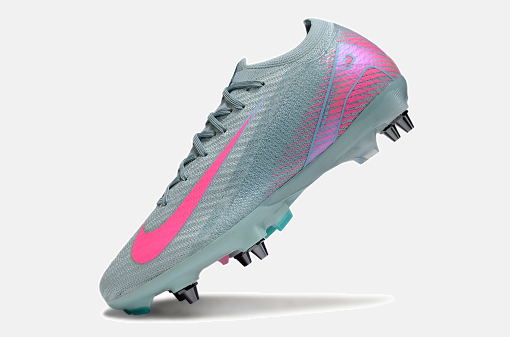 Chuteira Nike Air Zoom Mercurial Vapor 16 Elite SG - Azul e Rosa - imagem 5