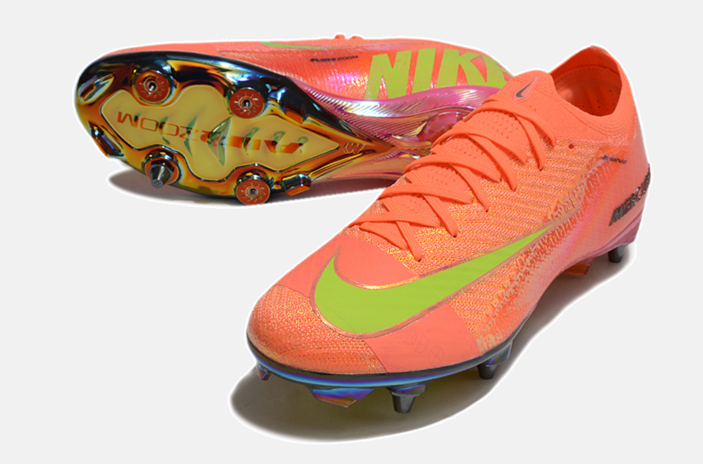 Chuteira Nike Air Zoom Mercurial Vapor 16 Elite SG - Laranja - detalhe