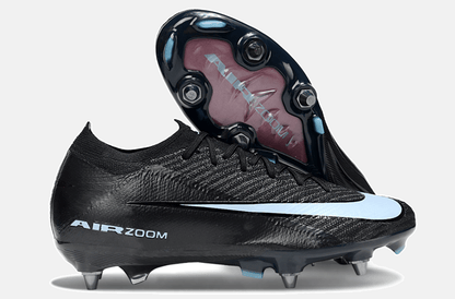 Chuteira Nike Air Zoom Mercurial Vapor 16 Elite SG - Preta e Azul - Shadow Pack - Tevo Sports SPORT*