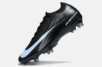 Chuteira Nike Air Zoom Mercurial Vapor 16 Elite SG - Preta e Azul - Shadow Pack - Tevo Sports SPORT*