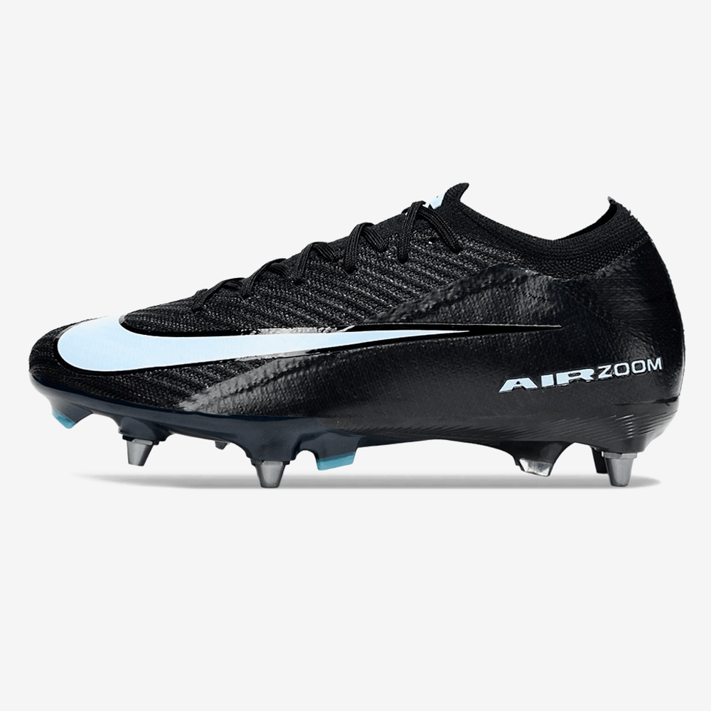 Chuteira Nike Air Zoom Mercurial Vapor 16 Elite SG - Preta e Azul - Shadow Pack - Tevo Sports SPORT*
