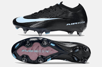Chuteira Nike Air Zoom Mercurial Vapor 16 Elite SG - Preta e Azul - Shadow Pack - Tevo Sports SPORT*