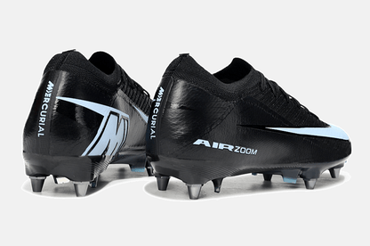 Chuteira Nike Air Zoom Mercurial Vapor 16 Elite SG - Preta e Azul - Shadow Pack - Tevo Sports SPORT*