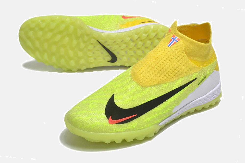 Chuteira Society Nike Gripknit Phantom GX HAALAND Elite Dynamic Fit TF - vista traseira