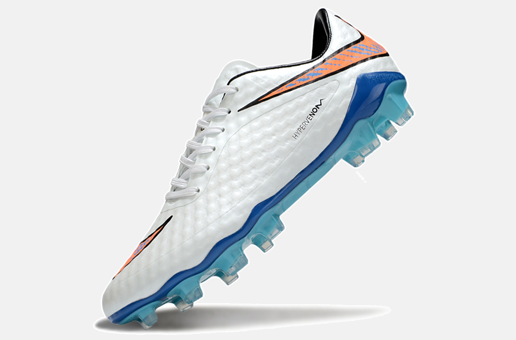 Chuteira Nike Hypervenom Elite FG - Branca e Azul - imagem 5