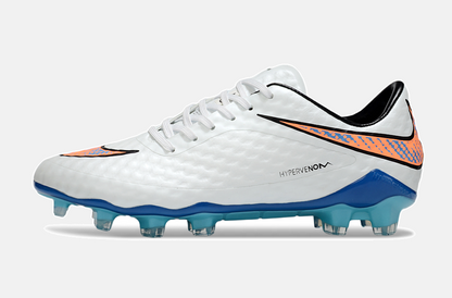 Chuteira Nike Hypervenom Elite FG - Branca e Azul - imagem 4
