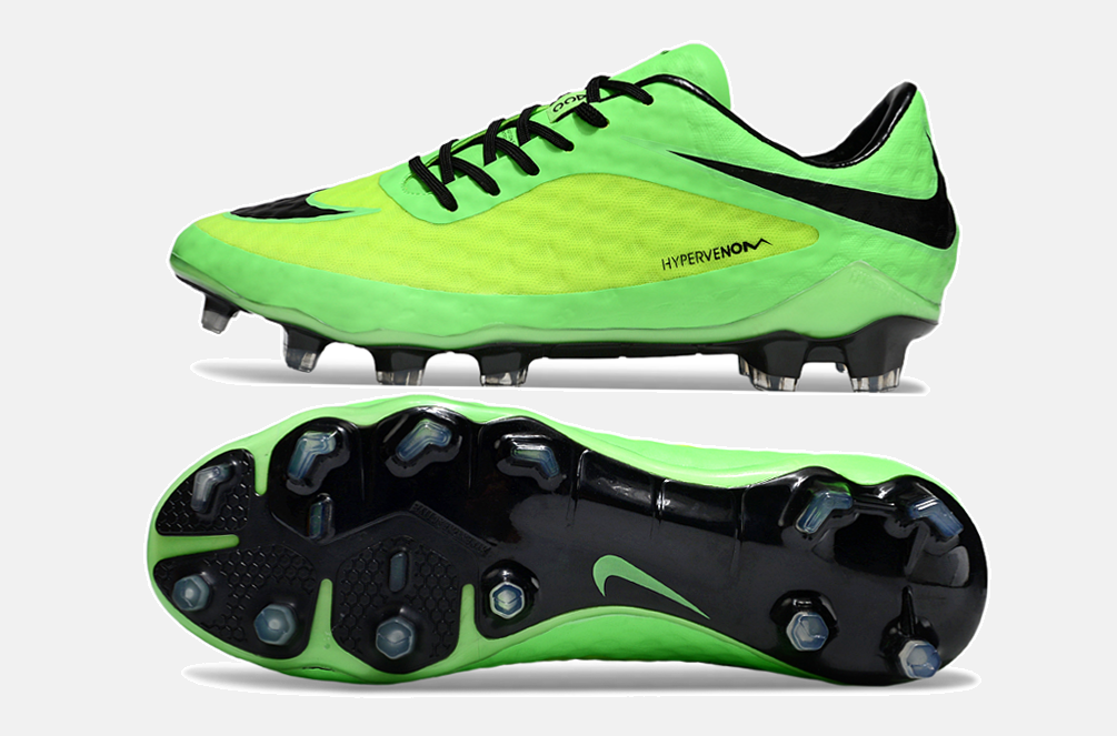 Chuteira Nike Hypervenom Elite FG - Verde - vista traseira
