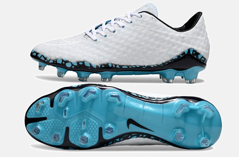 Chuteira Nike Hypervenom RGN Transform Hydra FG - Azul - vista traseira