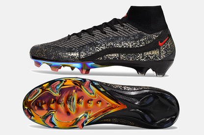 Chuteira Nike Mercurial Superfly 10 Air Max 95 Elite FG - Preto - vista traseira