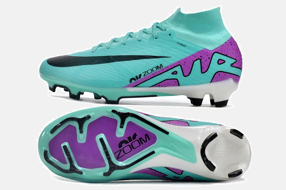 Chuteira Nike Mercurial superfly 9 Air Zoom Ultra FG - vista traseira