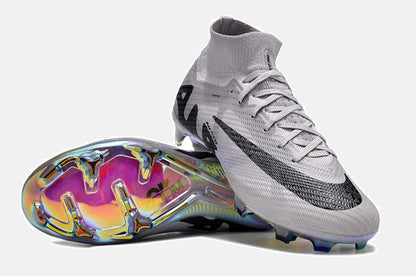 Chuteira Nike Mercurial superfly 9 Air Zoom Ultra FG - Cinza - detalhe