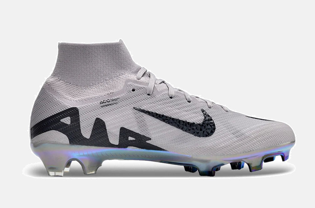 Chuteira Nike Mercurial superfly 9 Air Zoom Ultra FG - Cinza - imagem 5