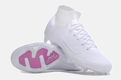 Chuteira Nike Mercurial superfly 9 Air Zoom Ultra White FG - vista traseira