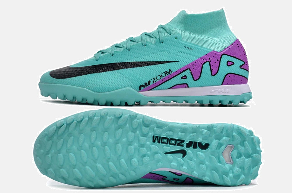 Chuteira Society Nike Mercurial Superfly Air Zoom 9 TF - vista traseira