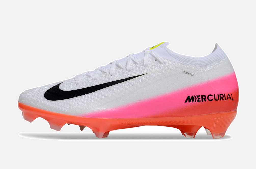Chuteira Nike Mercurial Vapor 16 Elite  FG - Branca, Vermelha e Laranjada - Pack Fear Nothing - imagem 4