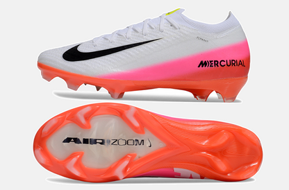 Chuteira Nike Mercurial Vapor 16 Elite  FG - Branca, Vermelha e Laranjada - Pack Fear Nothing - detalhe