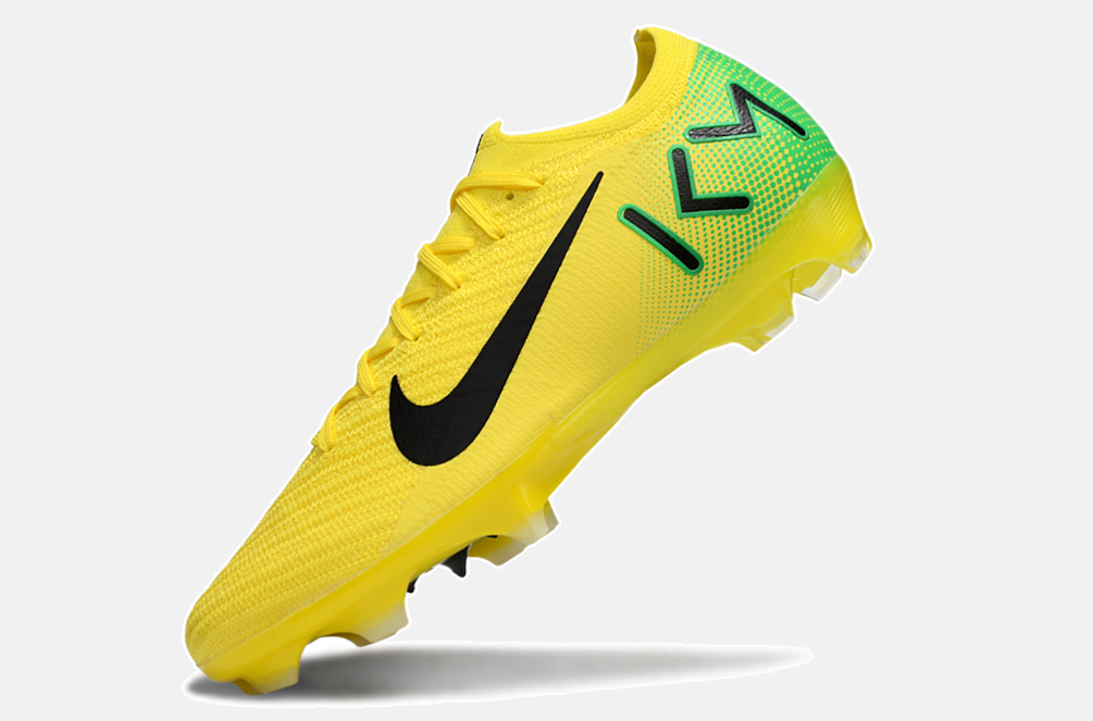 Chuteira Nike Mercurial Vapor 16 Killian Mbappe FG - Amarela e Verde - imagem 5