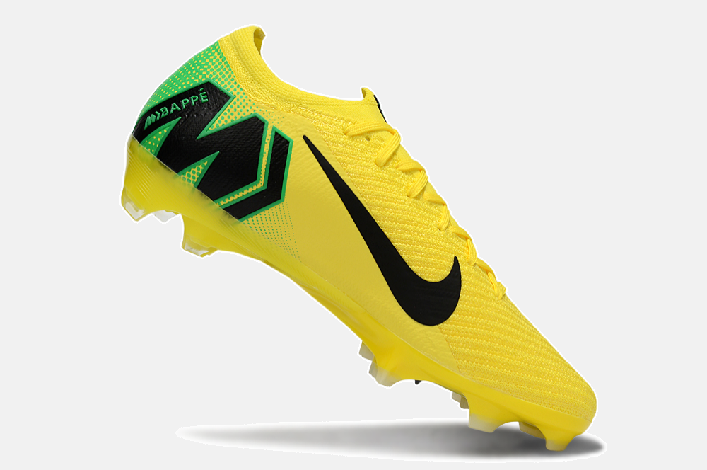 Chuteira Nike Mercurial Vapor 16 Killian Mbappe FG - Amarela e Verde - imagem 6