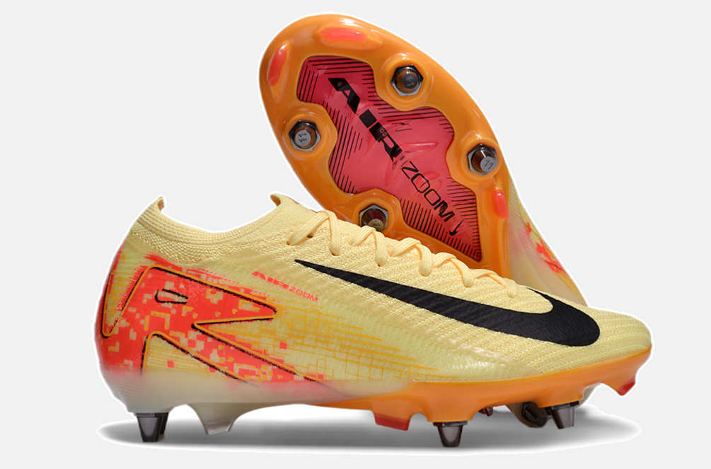 Chuteira Nike Mercurial Vapor 16 Elite SG - Amarela e Laranja - imagem 8