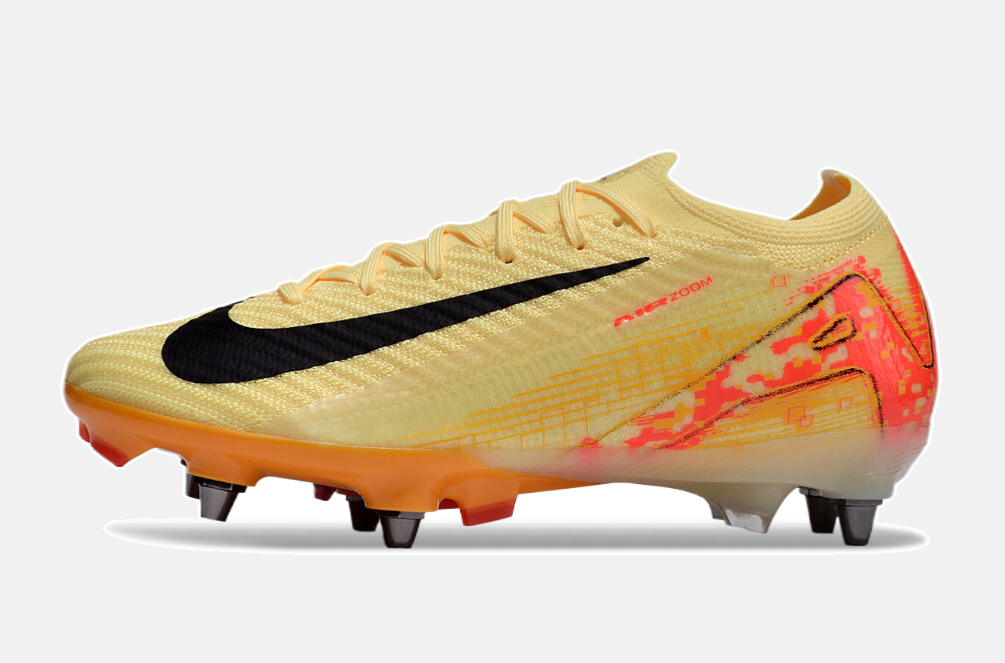Chuteira Nike Mercurial Vapor 16 Elite SG - Amarela e Laranja - imagem 7