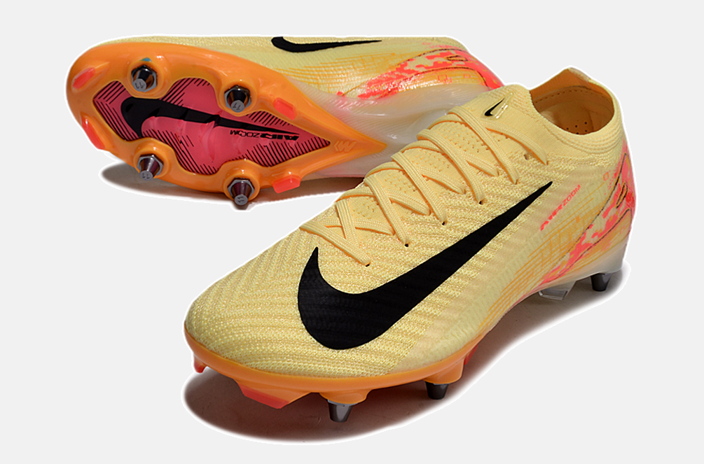 Chuteira Nike Mercurial Vapor 16 Elite SG - Amarela e Laranja - imagem 4