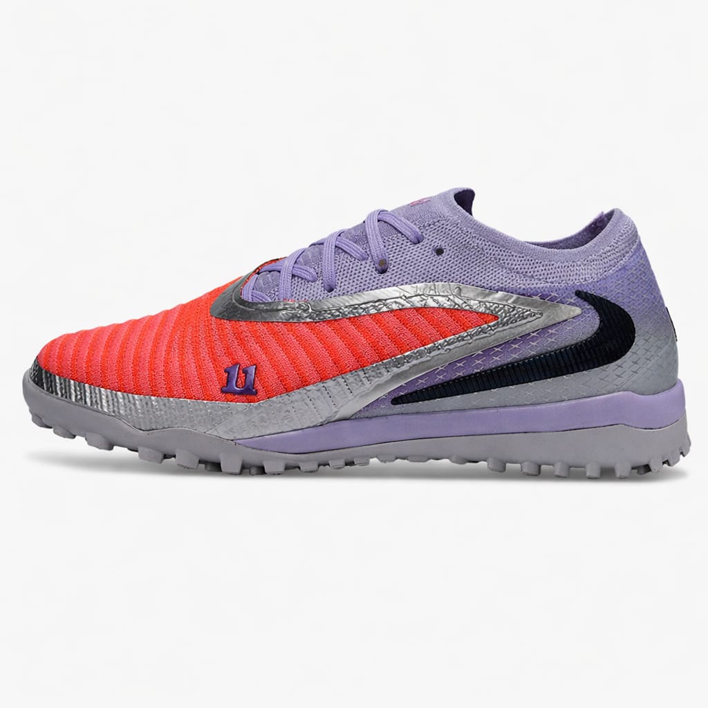 Chuteira Nike Phantom 6 Alexia Putellas Elite TF - Laranja e Roxa - Tevo Sports SPORT*