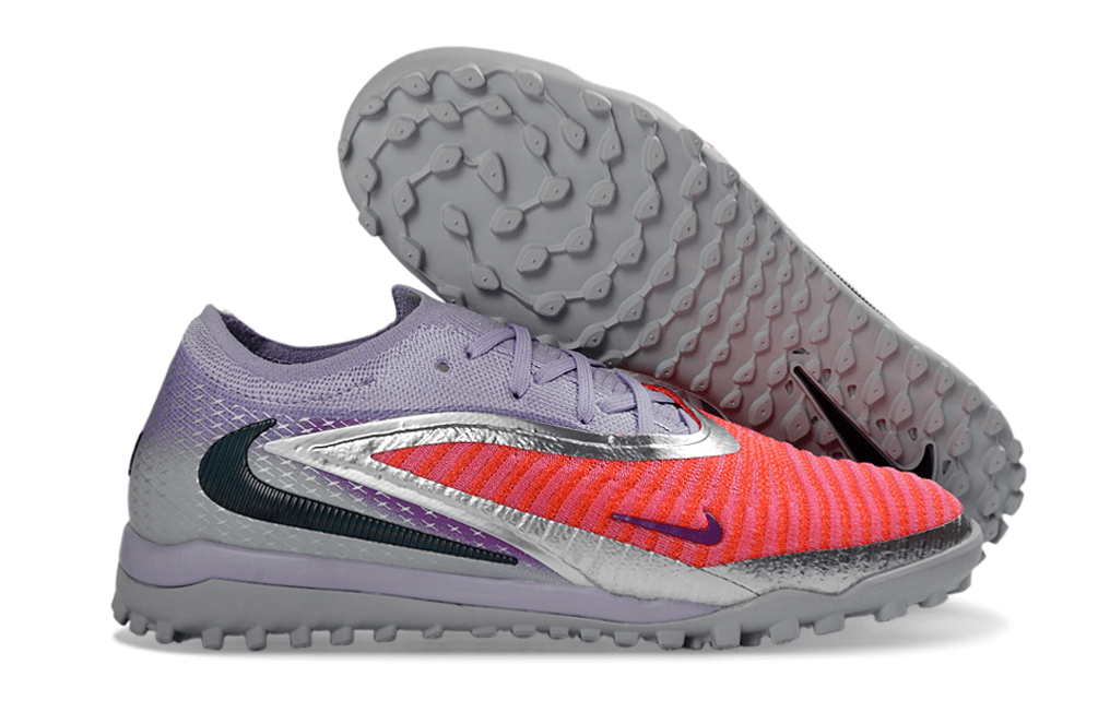 Chuteira Nike Phantom 6 Alexia Putellas Elite TF - Laranja e Roxa - Tevo Sports SPORT*
