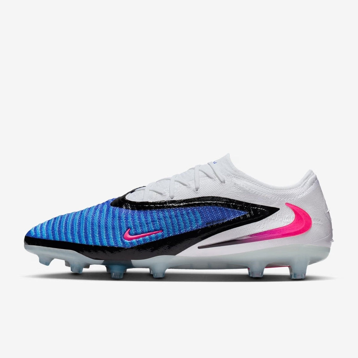 Chuteira Nike Phantom 6 Elite FG - Azul, Branca e Rosa - Attack Pack - Tevo Sports SPORT*