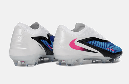 Chuteira Nike Phantom 6 Elite FG - Azul, Branca e Rosa - Attack Pack - Tevo Sports SPORT*