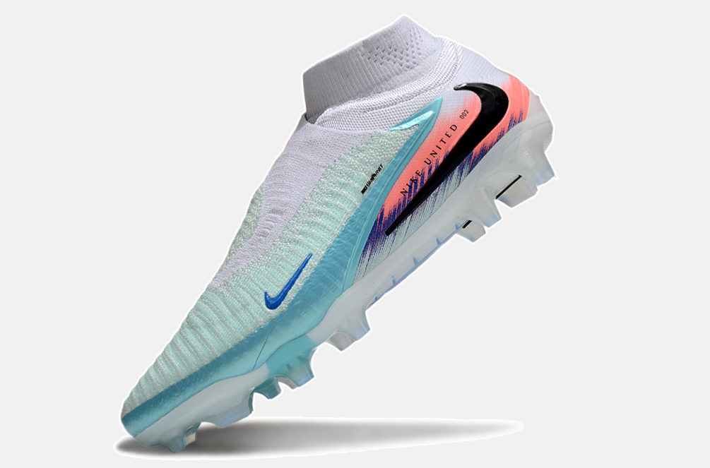 Chuteira Nike Phantom 6 Elite FG - Azul, Cinza e Rosa - imagem 5