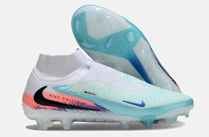 Chuteira Nike Phantom 6 Elite FG - Azul, Cinza e Rosa - imagem 8