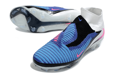 Chuteira Nike Phantom 6 Elite FG - Branca, Azul e Rosa - Attack Pack - Tevo Sports SPORT*