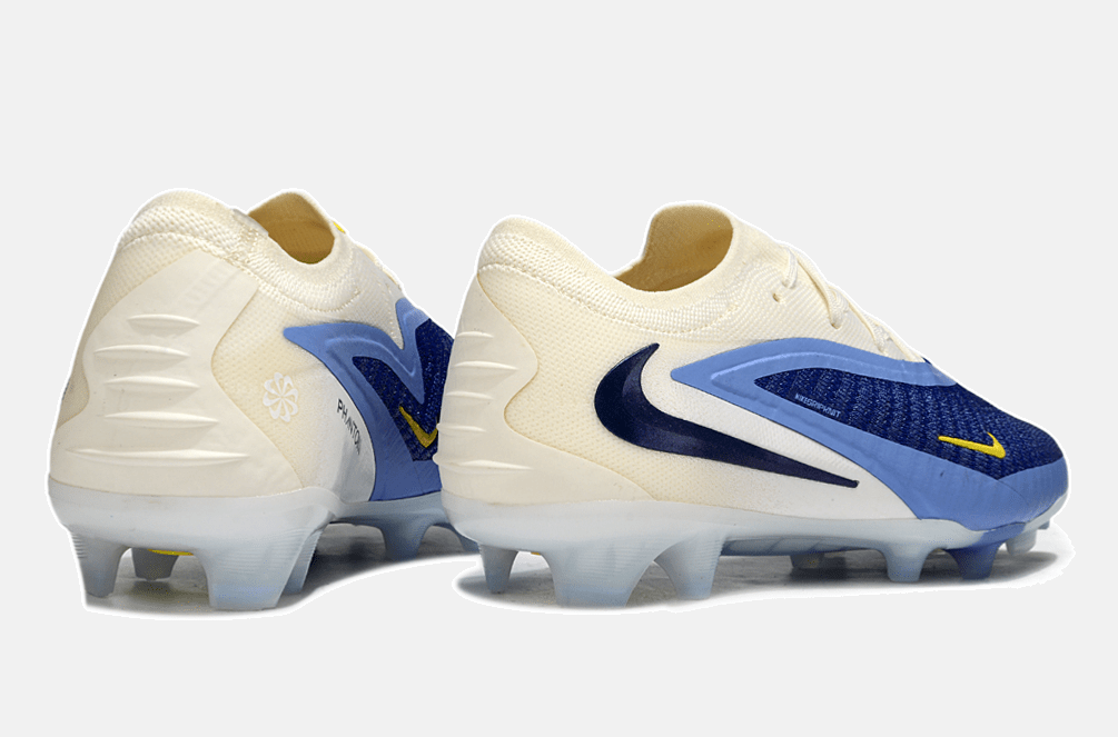 Chuteira Nike Phantom 6 Elite FG - Branca e Azul - Pack Fear Nothing - Tevo Sports SPORT*