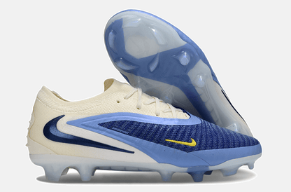 Chuteira Nike Phantom 6 Elite FG - Branca e Azul - Pack Fear Nothing - Tevo Sports SPORT*
