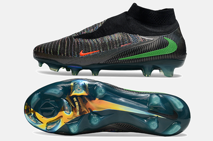 Chuteira Nike Phantom 6 Elite FG - Preto e Verde - EA FC - detalhe