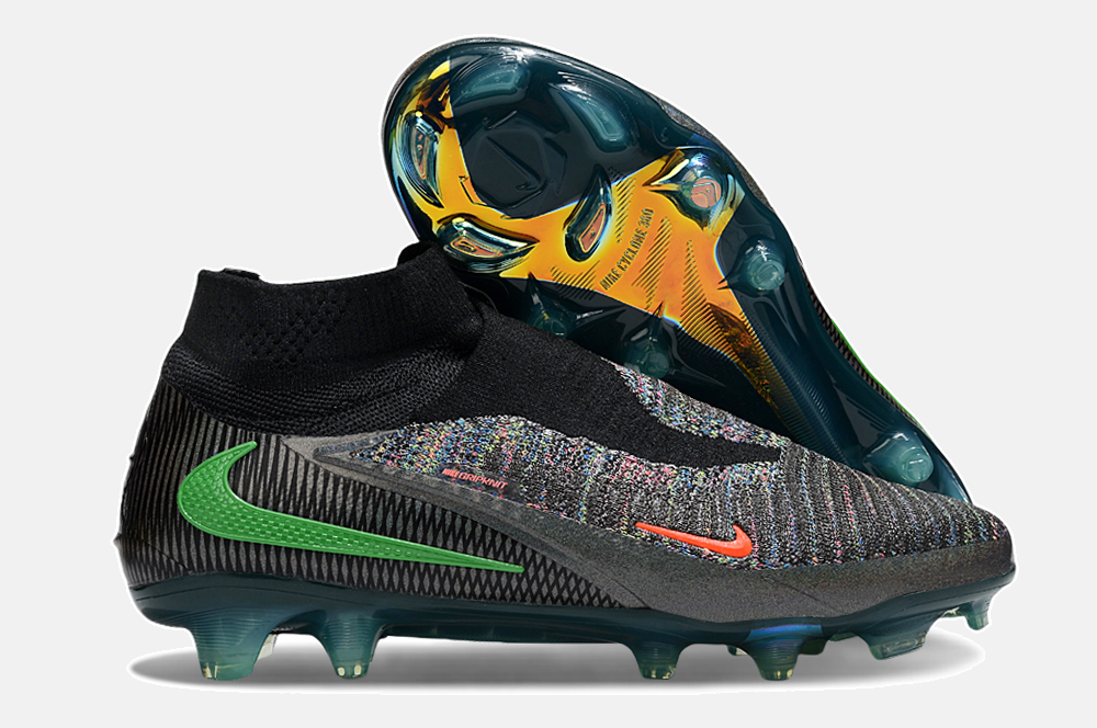 Chuteira Nike Phantom 6 Elite FG - Preto e Verde - EA FC - imagem 8