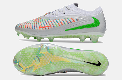 Chuteira Nike Phantom 6 Elite FG - Branco e Verde - EA FC - detalhe