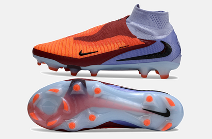 Chuteira Nike Phantom 6 Elite FG - Roxa e Laranja - Pack Scary Good - vista traseira