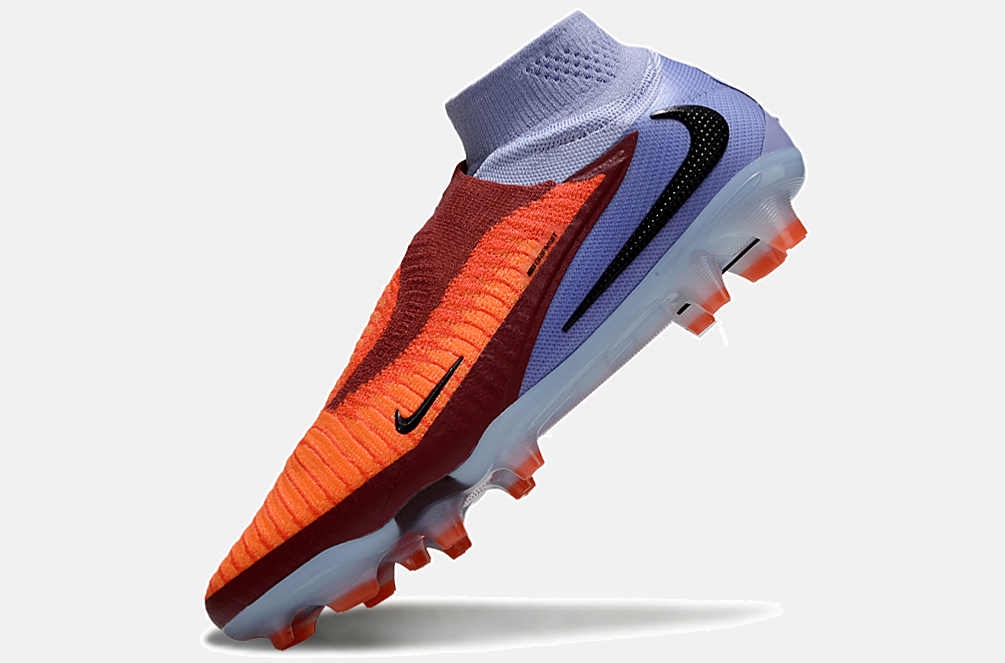 Chuteira Nike Phantom 6 Elite FG - Roxa e Laranja - Pack Scary Good - imagem 6