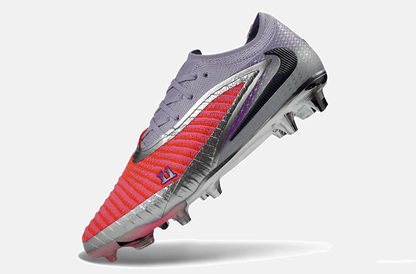 Chuteira Nike Phantom 6 Elite FG - Vermelha, Prata e Roxa - Tevo Sports SPORT*