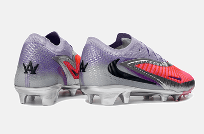 Chuteira Nike Phantom 6 Elite FG - Vermelha, Prata e Roxa - Tevo Sports SPORT*