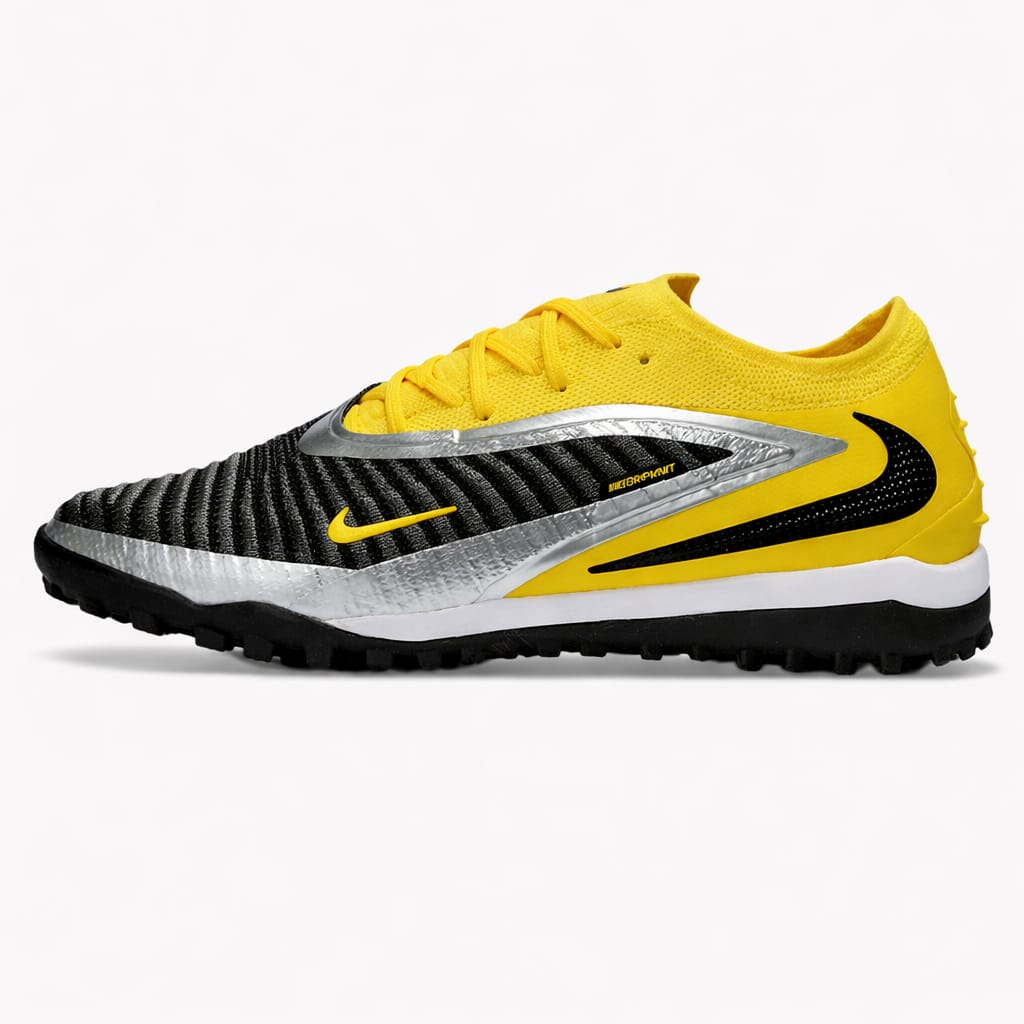 Chuteira Nike Phantom 6 Elite TF - Amarela e Preta - Tevo Sports SPORT*