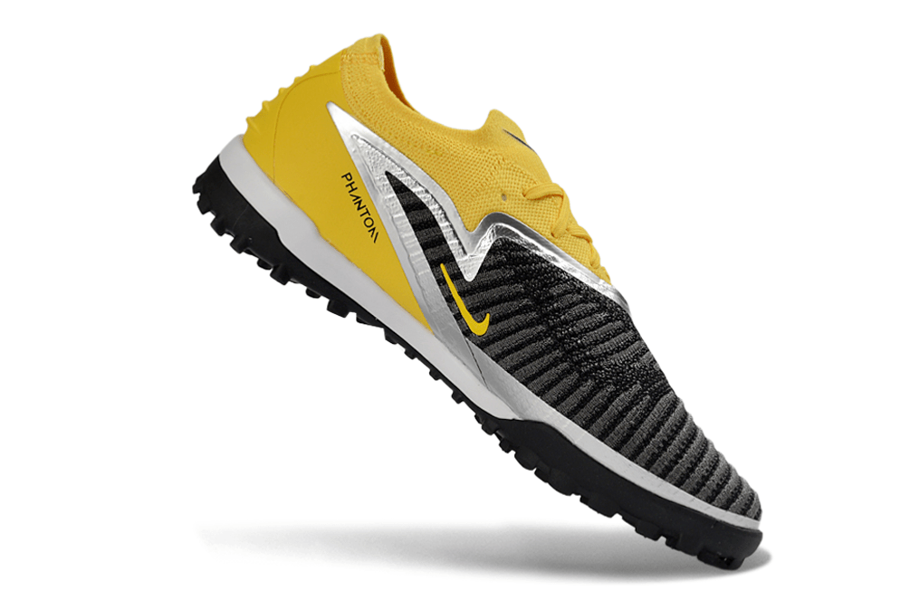 Chuteira Nike Phantom 6 Elite TF - Amarela e Preta - Tevo Sports SPORT*