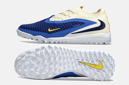 Chuteira Nike Phantom 6 Elite TF - Azul e Bege - Fear Nothing Pack - Tevo Sports SPORT*
