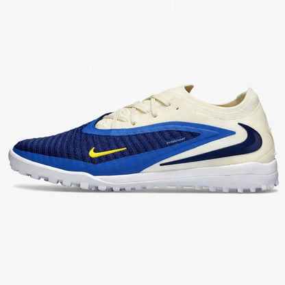 Chuteira Nike Phantom 6 Elite TF - Azul e Bege - Fear Nothing Pack - Tevo Sports SPORT*