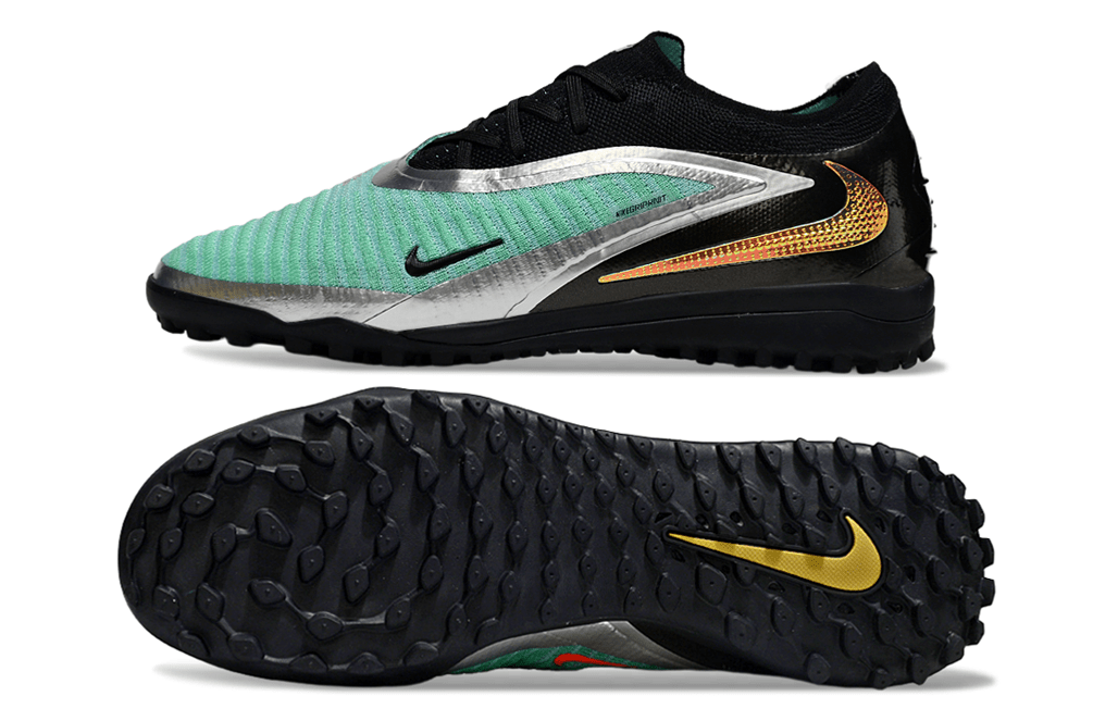 Chuteira Nike Phantom 6 Elite TF - Azul e Preta - Tevo Sports SPORT*
