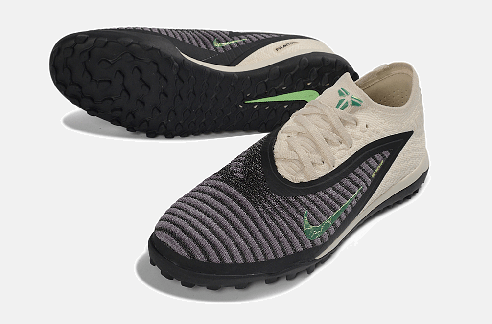 Chuteira Nike Phantom 6 Elite TF - Cinza e Bege - Mamba Negra Pack - Tevo Sports SPORT*