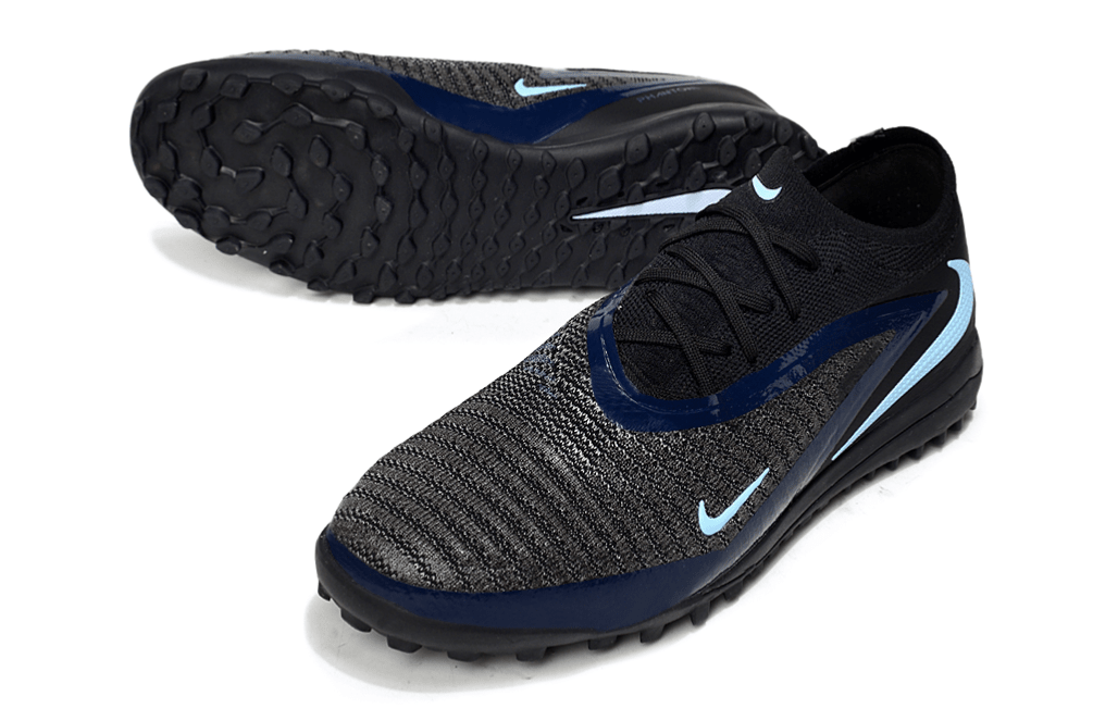 Chuteira Nike Phantom 6 Elite TF - Preta e Azul - Shadow Pack - Tevo Sports SPORT*